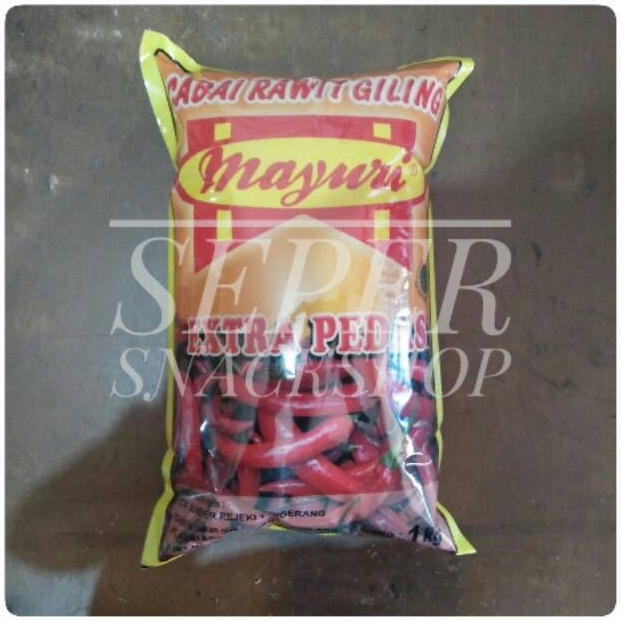 

BUMBU TABUR INSTANT CABE BUBUK CABAIBUBUK CABAI CABE CABEBUBUK SUPER PEDAS MAYURI 1 KG