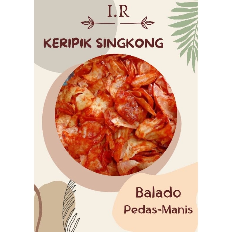 

KERIPIK SINGKONG PEDAS-MANIS (500 Gr)