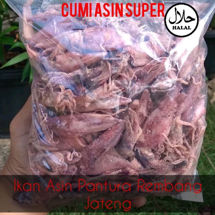 

Cumi kering asin kemasan 5 gram