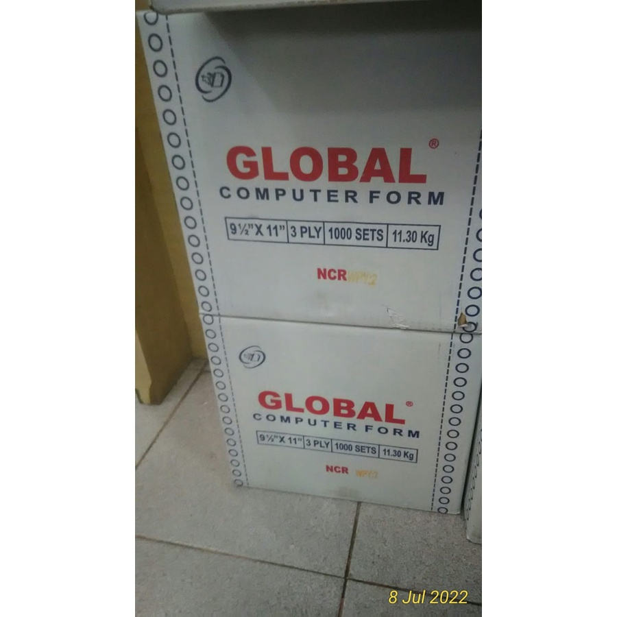 

Kertas Komputer GLOBAL 3 PLY 1000 SETS 9 1/2X 11