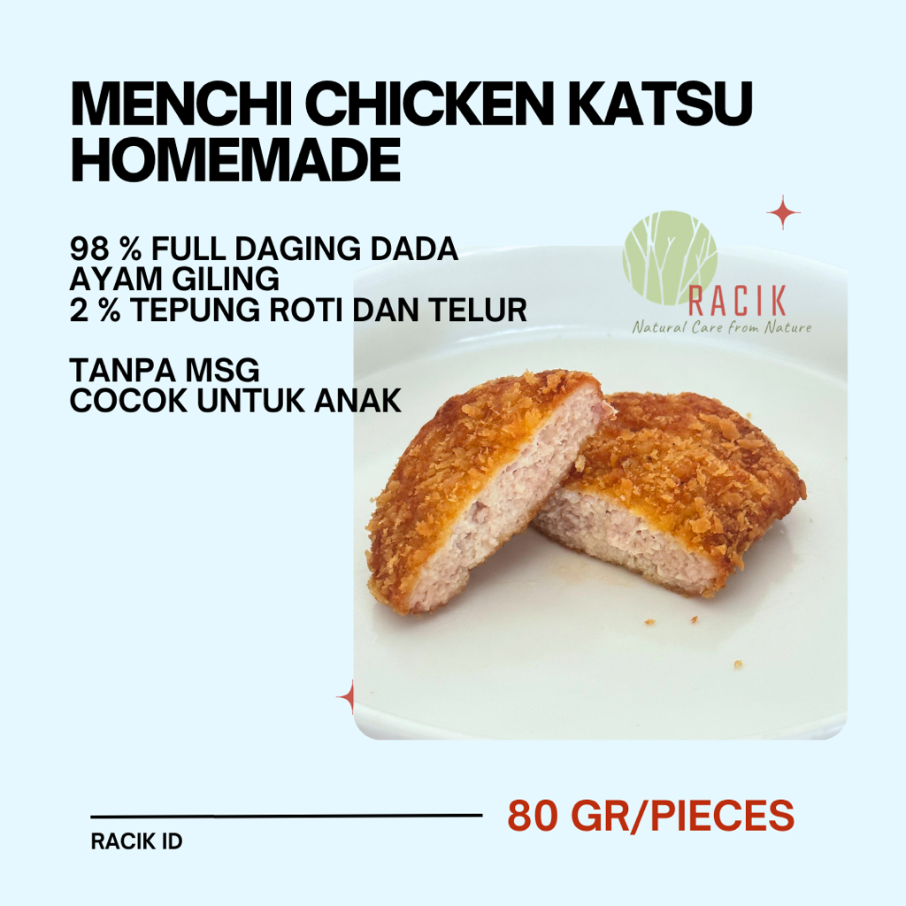

MENCHI CHICKEN KATSU HOMEMADE FROZEN TANPA MSG