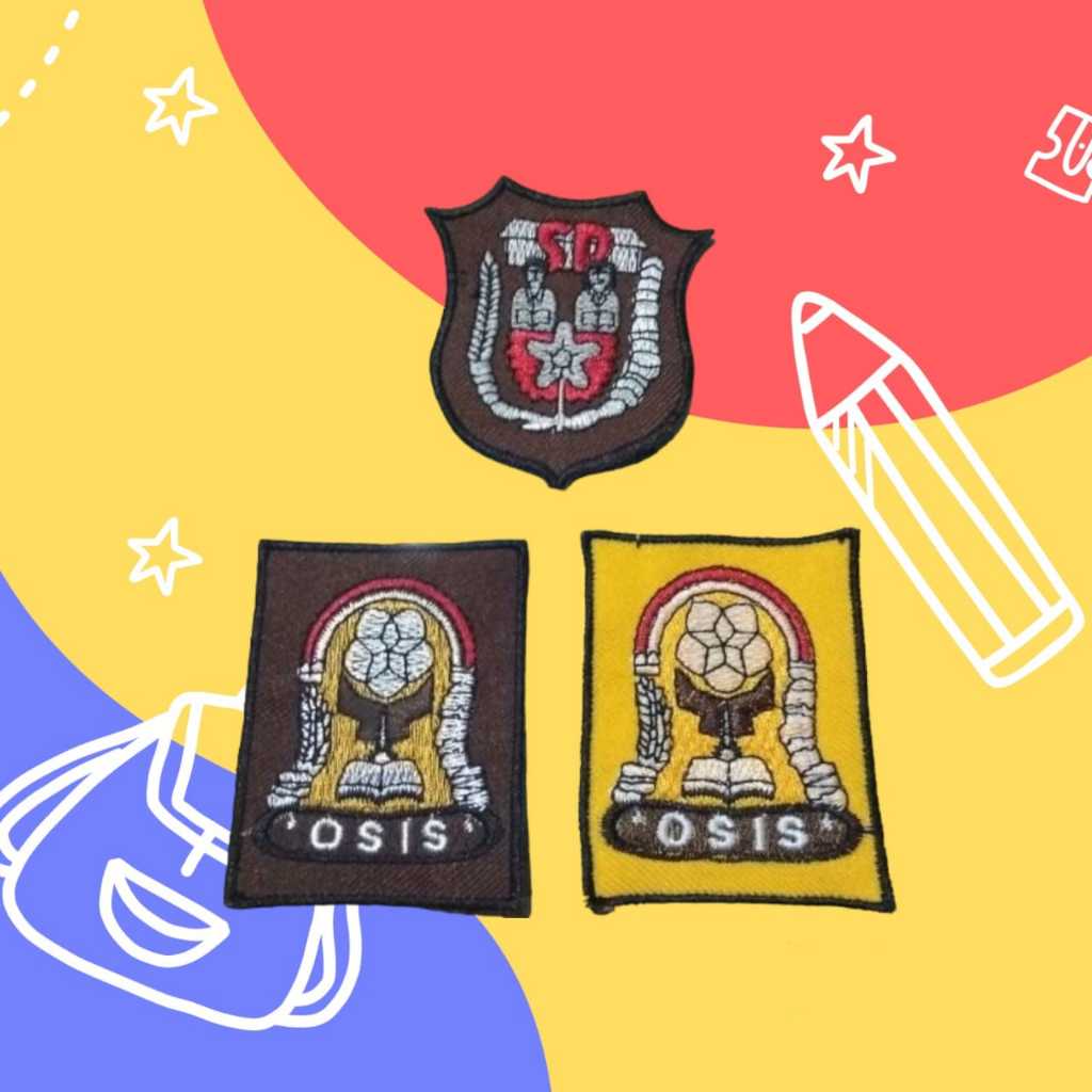 BET BORDIR OSIS SD SMP SMA BENDERA/BAJU SAFARI RADENMAT