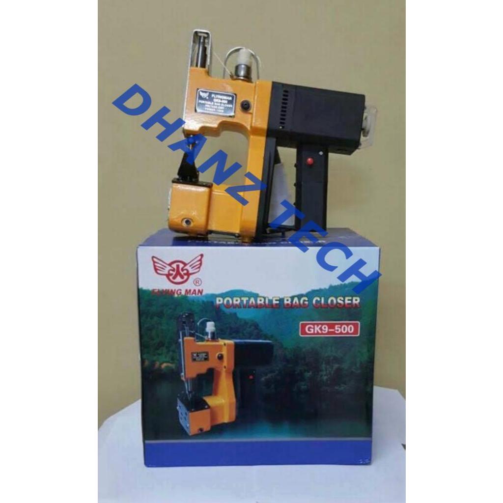 MESIN JAHIT KARUNG GONI FLYINGMAN GK 9-500/ JAHIT KARUNG HIGH SPEED MINI PORTABLE BAG CLOSER