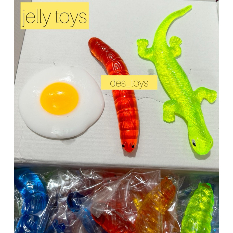 NEW MAINAN ANAK JELLY TOYS/MAINAN BANTINGAN KEMBALI WUJUD SEMULA MAINAN ANTI STRESS MAINAN JELLY EGG