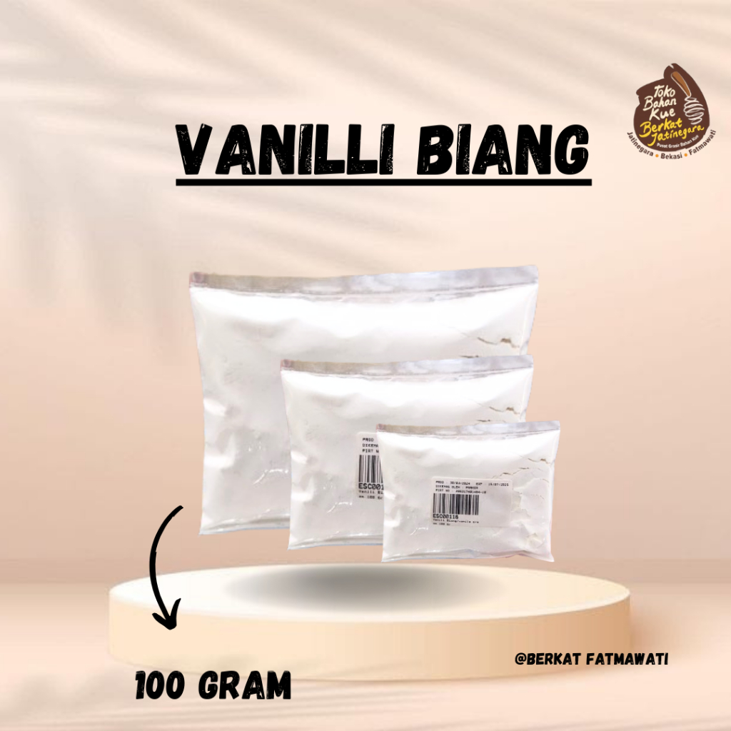 VANILLI CREAM / VANILLI / VANILLI BIANG 100 GR