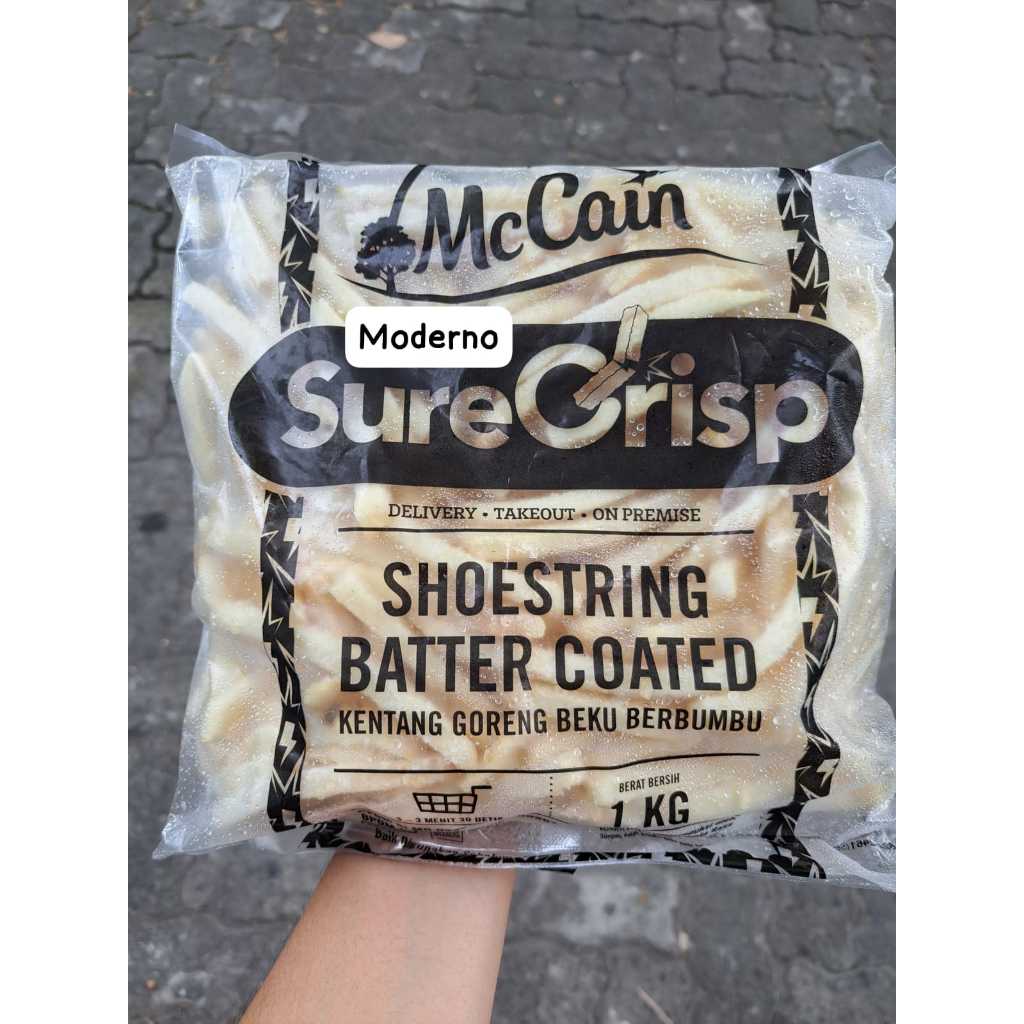 

French Fries McCain SureCrisp Shoestring Batter Coated 1 Kg