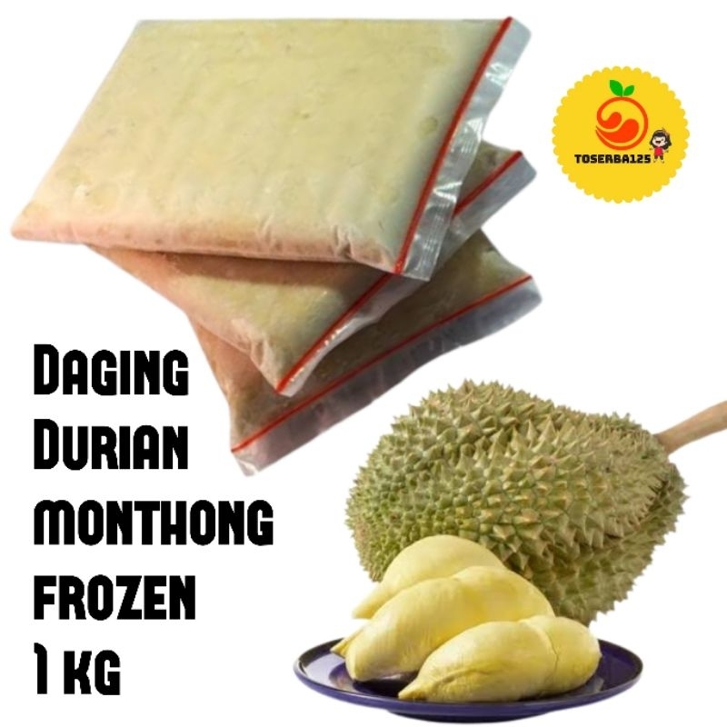 

Buah daging durian montong frozen - TOSERBA125