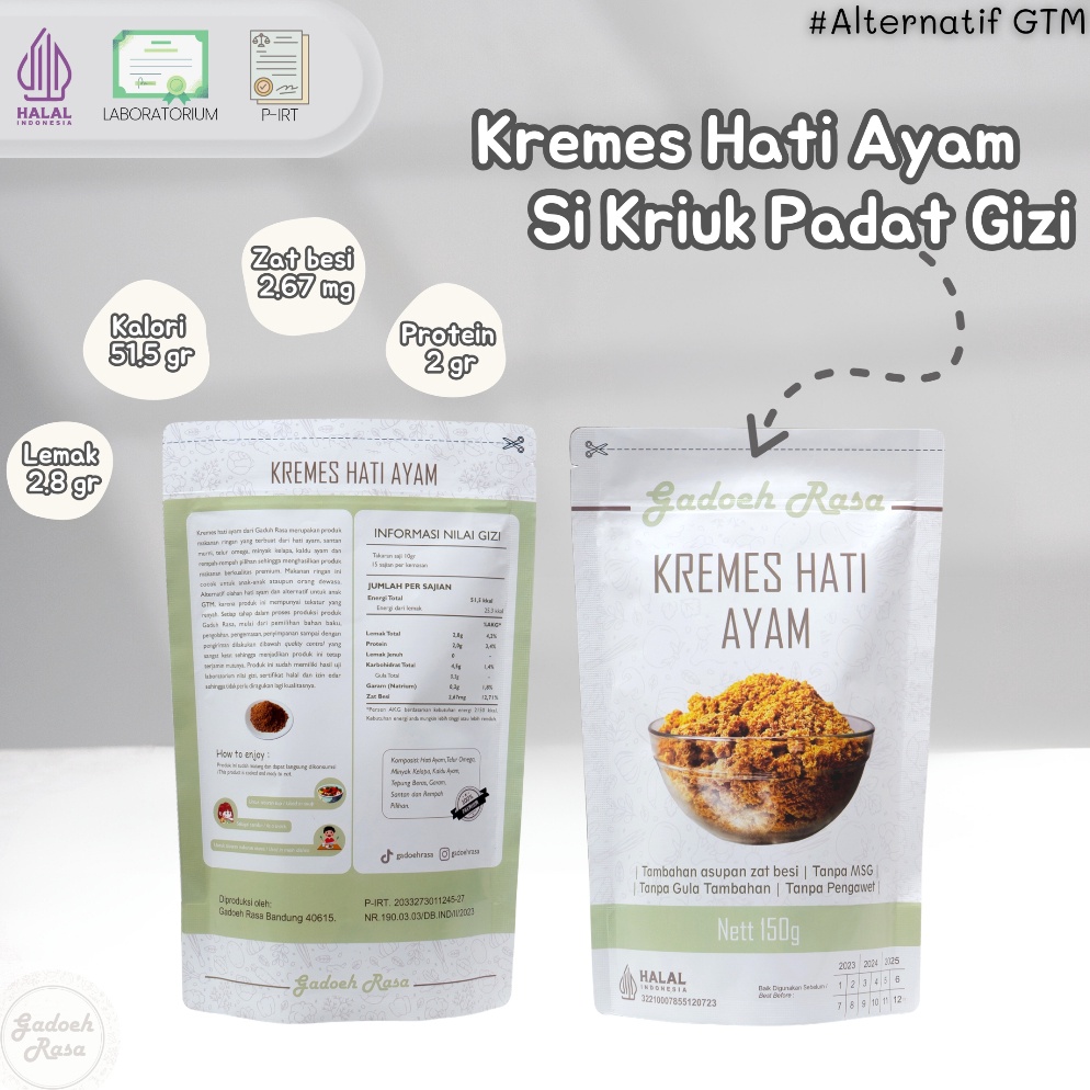 

Diskon sekarang Kremes Hati Ayam Premium Kemasan Refill Pouch