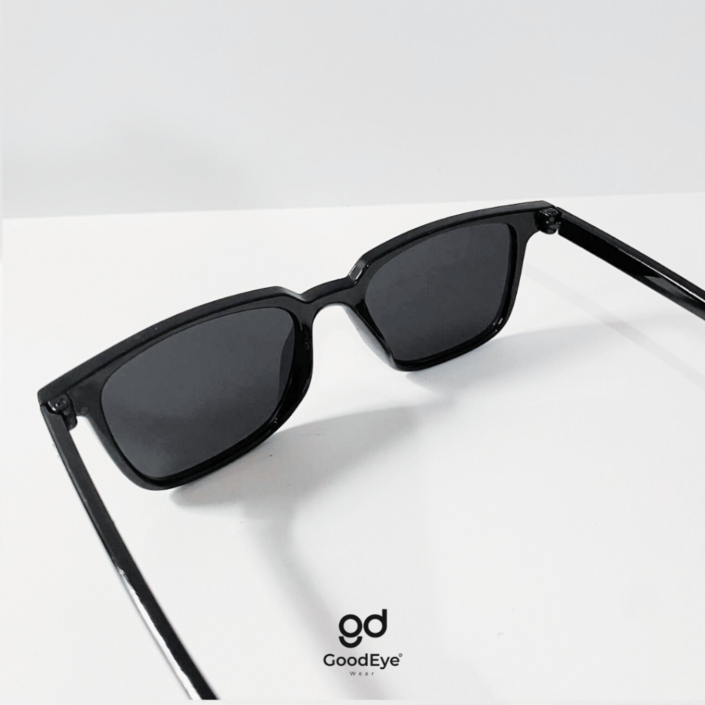 Kacamata Hitam Retro Cozy Vintage Pria Wanita