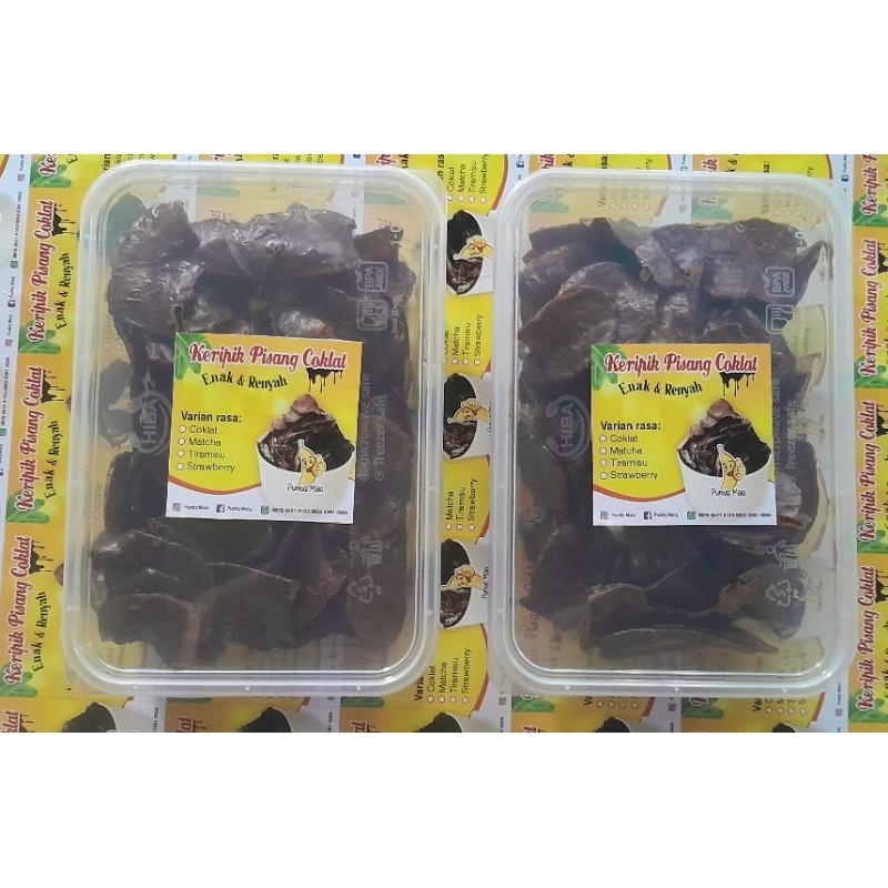 

keripik pisang coklat enak gurih dan renyah
