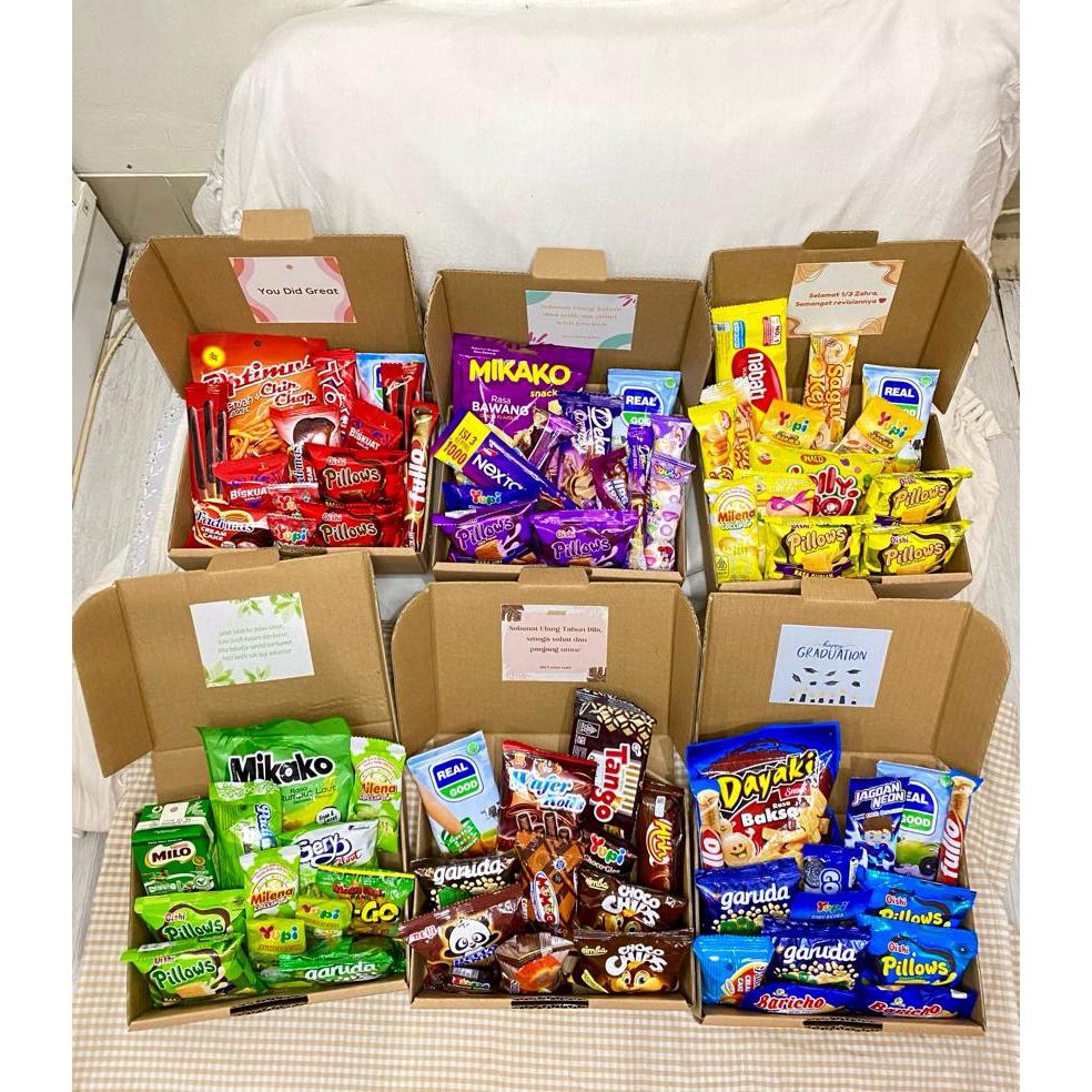 Super Promo Box gift box snack mini gift mini snack hadiah snack TERMURAH