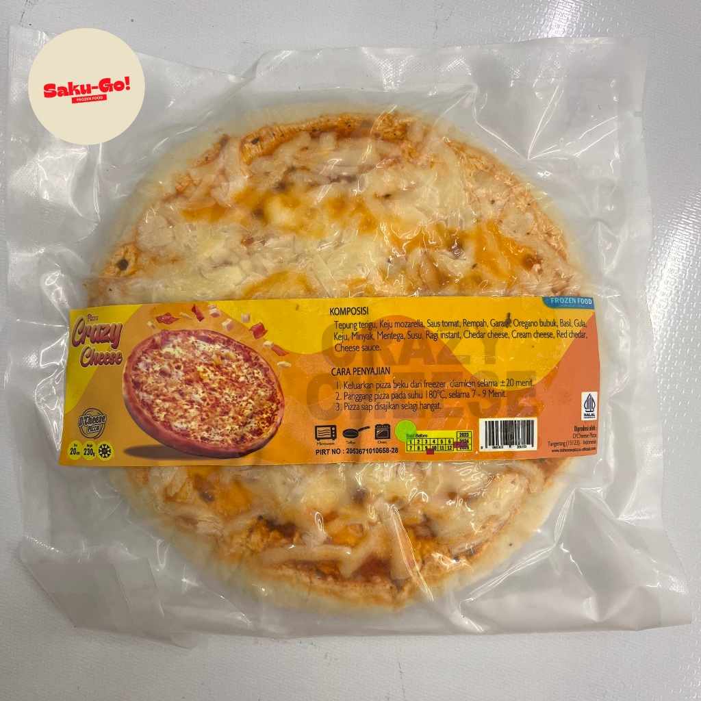 

D'Cheese Pizza Murah Diameter 20cm