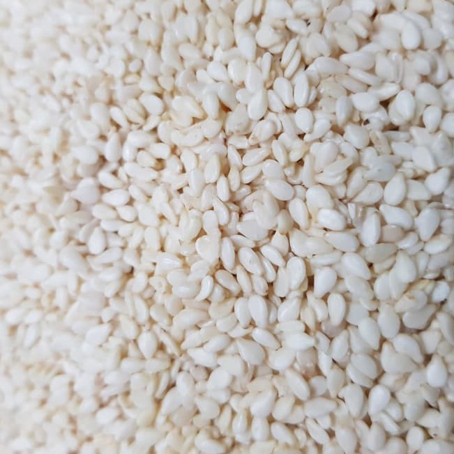 

Toko Spesial BIJI WIJEN PUTIH WHITE SESAME SEEDS MENTAH 1 KG GROSIR