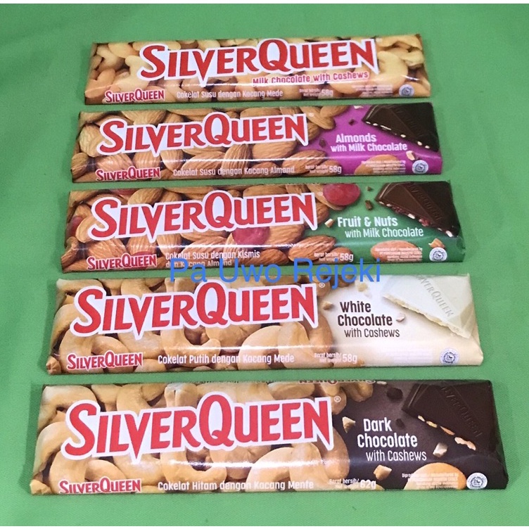 

Best Deal Silverqueen 58gr cashew Almond fruitnut dark white