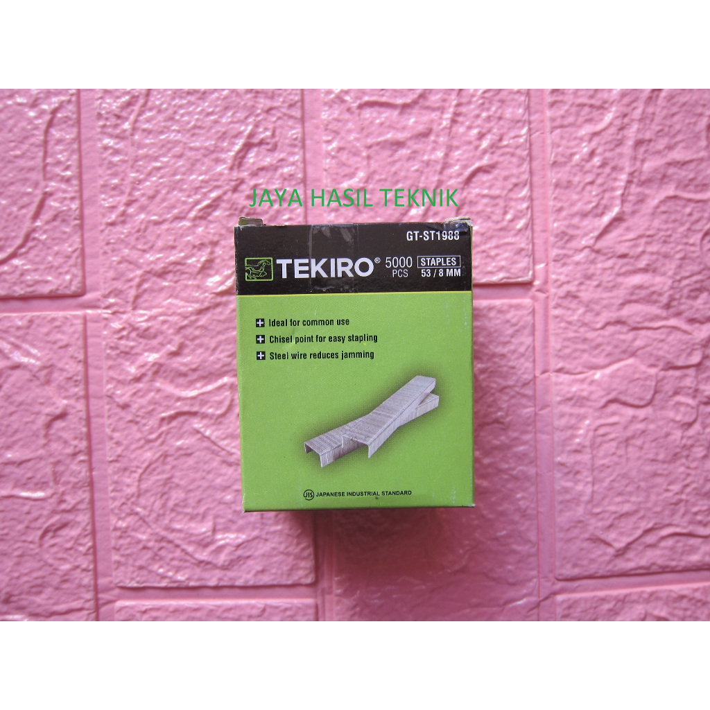 

Tekiro Isi Staples Wire Staples 53 / 8 MM 5000 Pcs