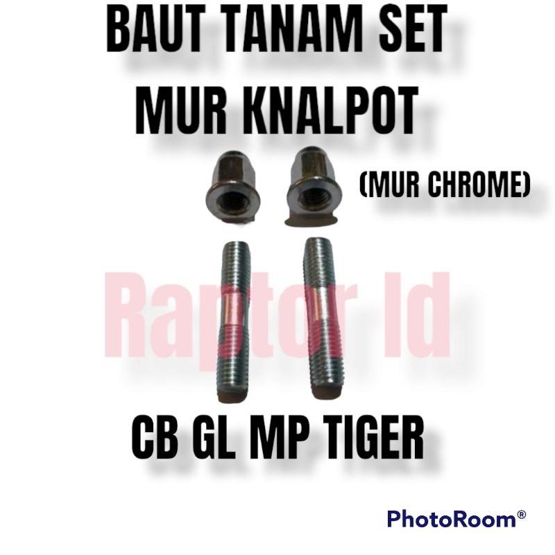 BAUT TANAM KNALPOT SET MUR CB GL MP TIGER