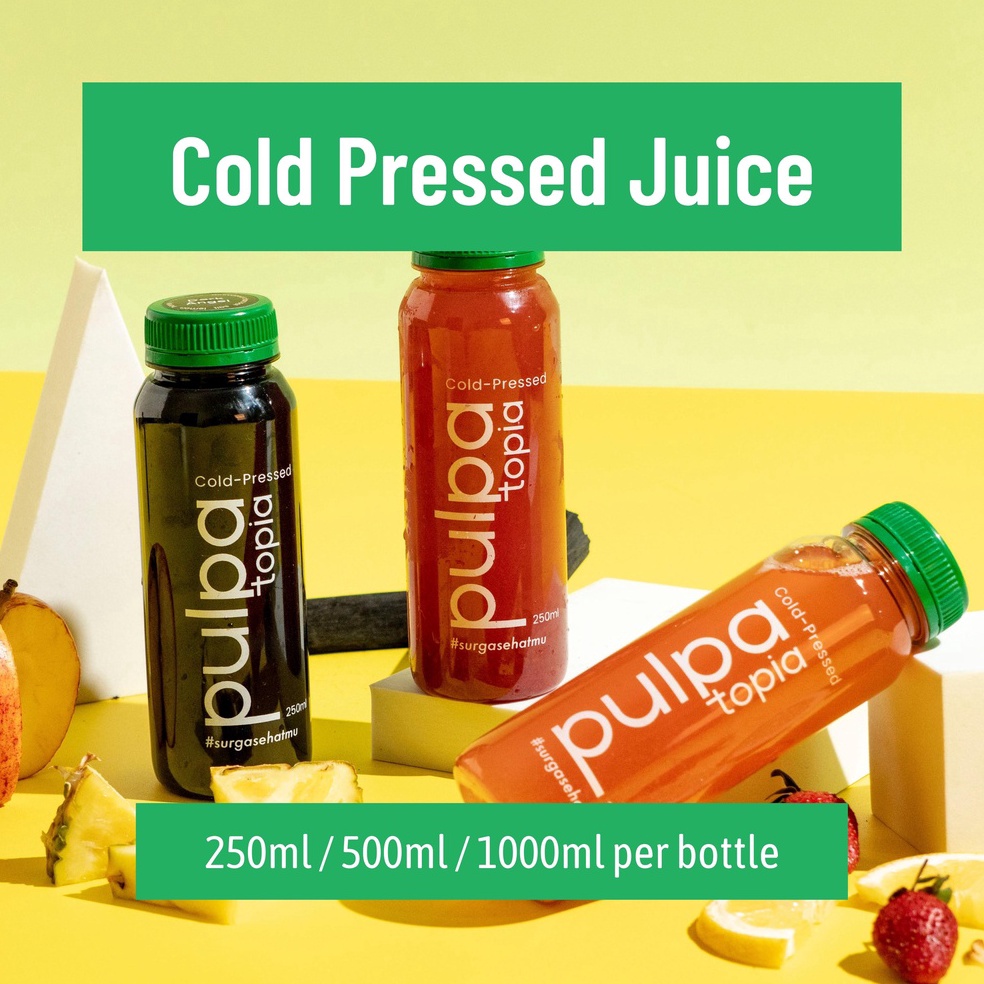 

Stock baru ALA CARTE Cold Pressed Juice 25ml 5ml 1ml Juice Cleanse Jus Sehat Diet PULPATOPIA