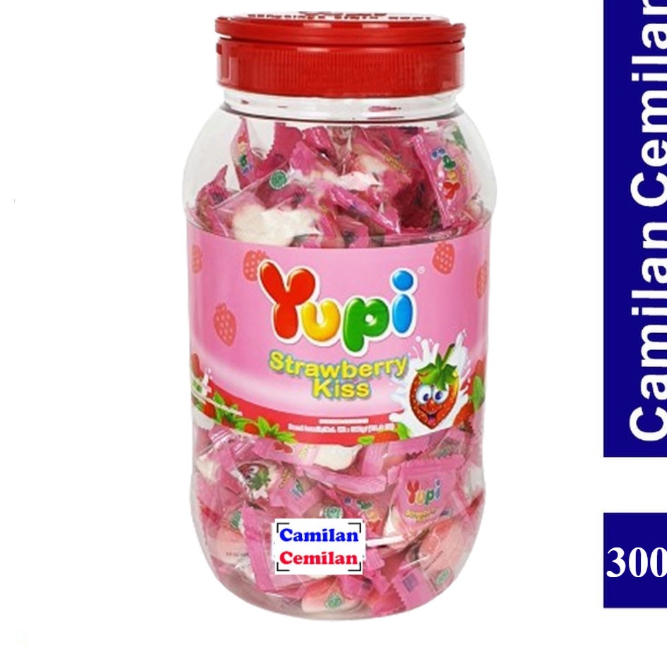 

Flash Sale Yupi Strawberry Kiss Toples 3 gr