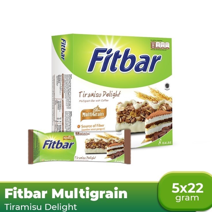 

Lariz manis Fitbar Multigrain 11 gr 5 x 2 gr Fit Bar Snack Rendah Kalori