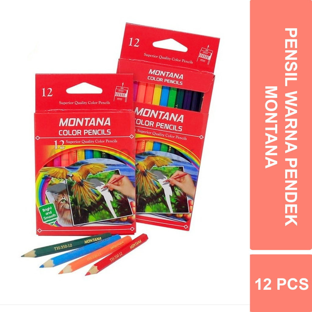 

PENSIL WARNA MONTANA 12 COLOR PENDEK