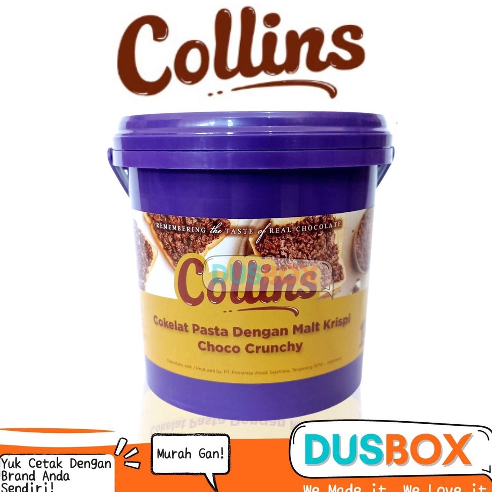 

New Product Collins Choco Crunchy 1 kg Selai Roti Toping Donat Collins Selai Donat Collins Selai Donat