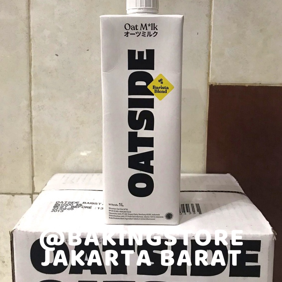 

Siap Kirim Oatside Barista Oat Milk 1L Susu Oat Gandum Lactose Dairy Free