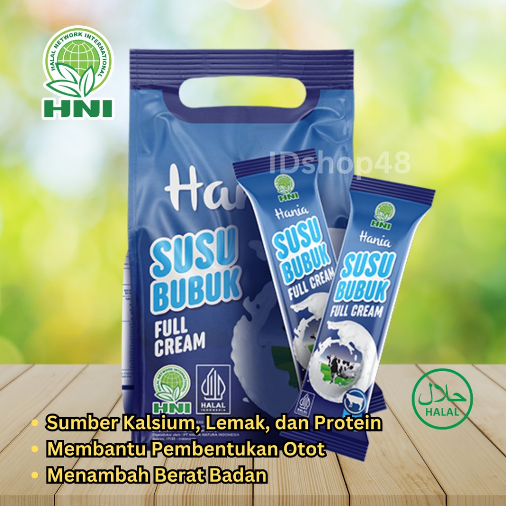 

HANIA SUSU SAPI BUBUK FULL CREAM HNI HPAI ORIGINAL
