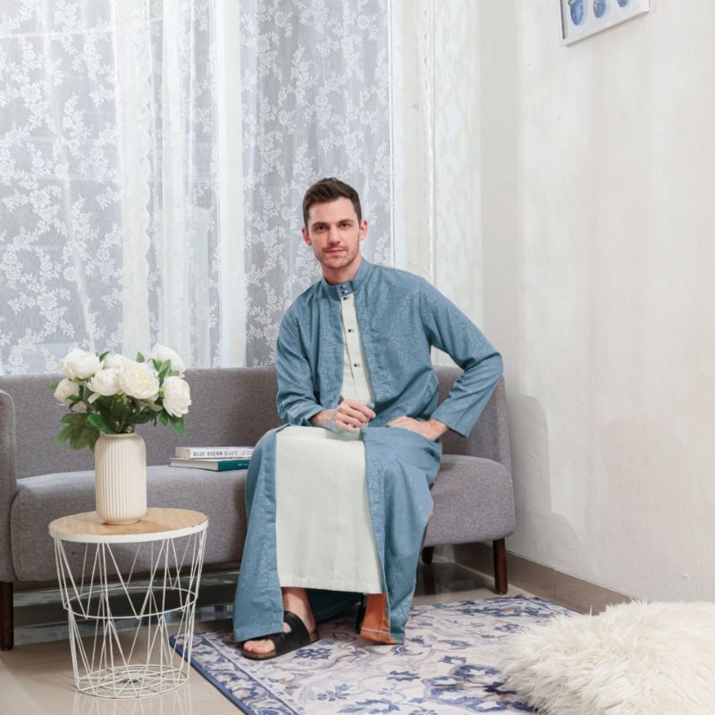 PROMO TERBARU Gamis jubah pria dewasalengan panjang gamis mewah arabic premium jubah AL-AZHAR