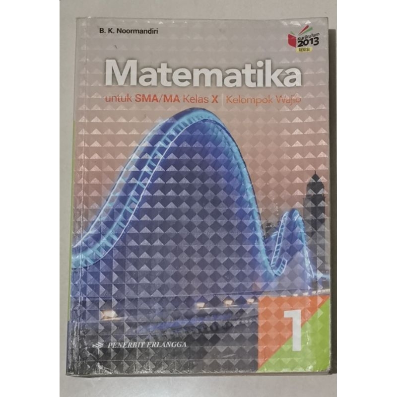 

Matematika Wajib SMA 1 kelas X 10 (seperti baru)
