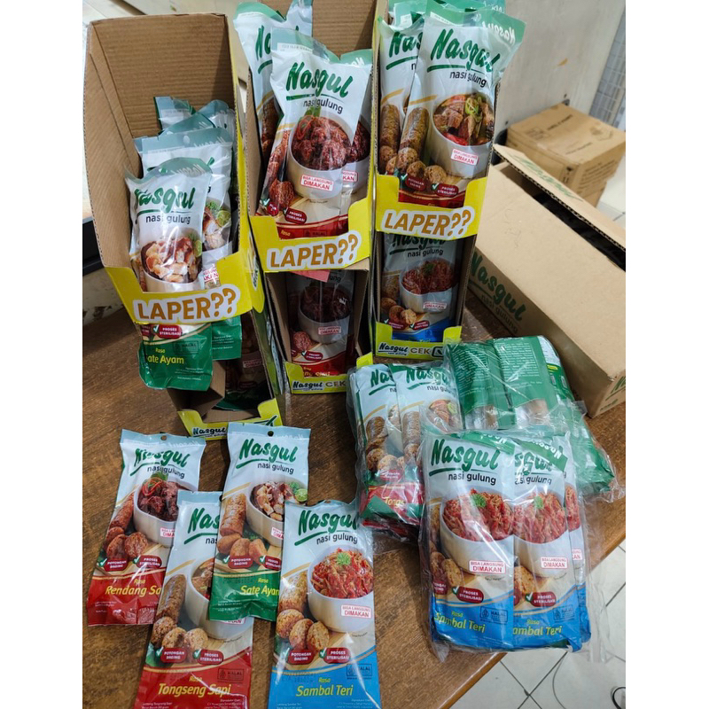 

NASGUL (Nasi Gulung) Instan Siap Makan !!!