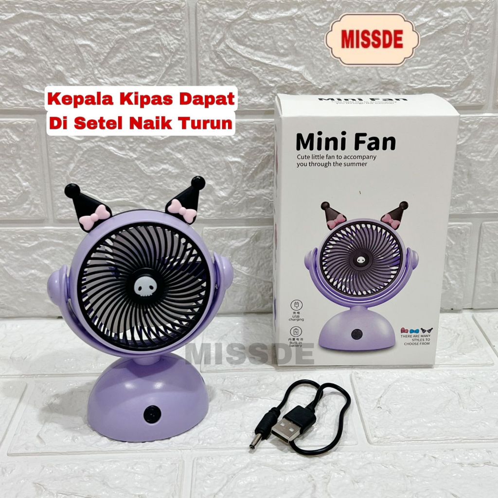 KIPAS ANGIN MINI PORTABLE USB CAS / KIPAS ANGIN DUDUK / KIPAS ANGIN MINI / KIPAS MEJA / KIPAS LUCU /
