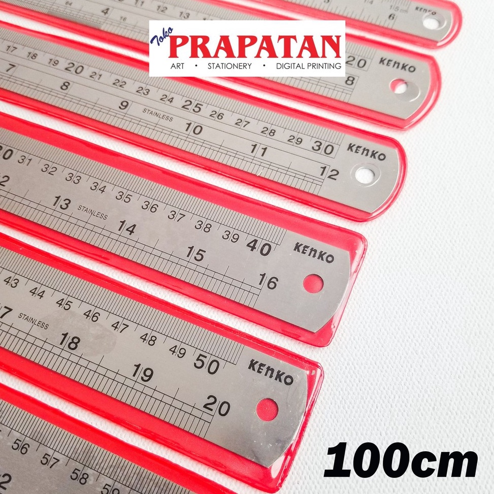 

KODE G5M9 Penggaris Besi Kenko 1 cm Stainless Steel Ruler