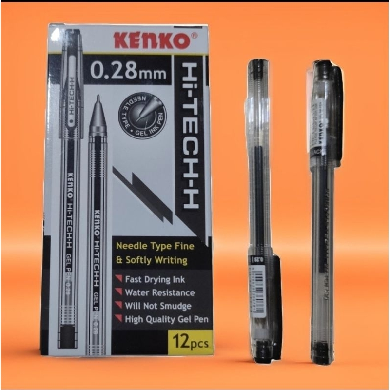 

Ready Pulpen Kenko Hi-Tech 0,22mm/ Pena Kenko Gel Hi-Tech/ Bolpoin Kenko Hi-Tech (1pak/12pcs) Ori!!