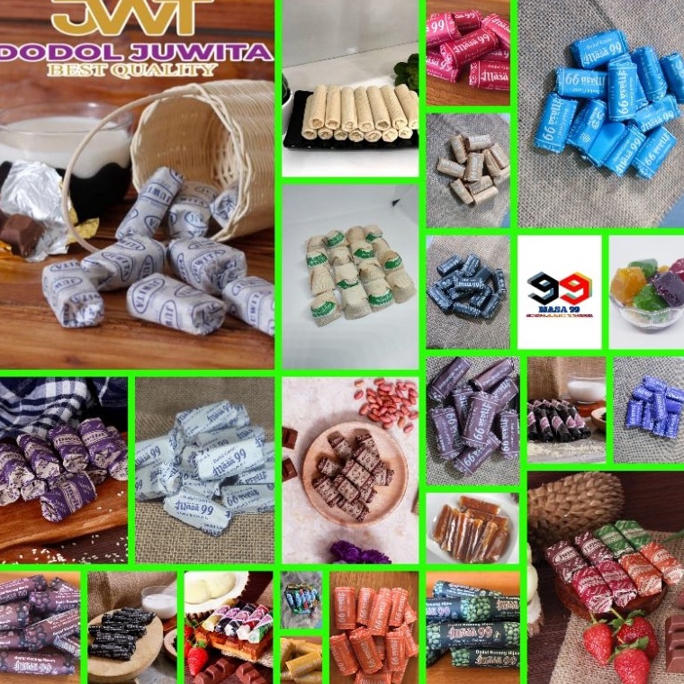 

Potongan spesial Dodol Garut 5gr Campur Dodol Kiloan Oleh Oleh Khas Garut