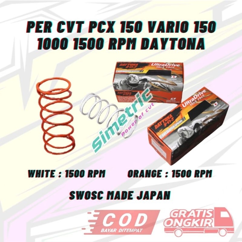Per Cvt Daytona Pcx 150 Vario 125/150 Original Upgrade Cvt Pcx Vario Anti Gredeg