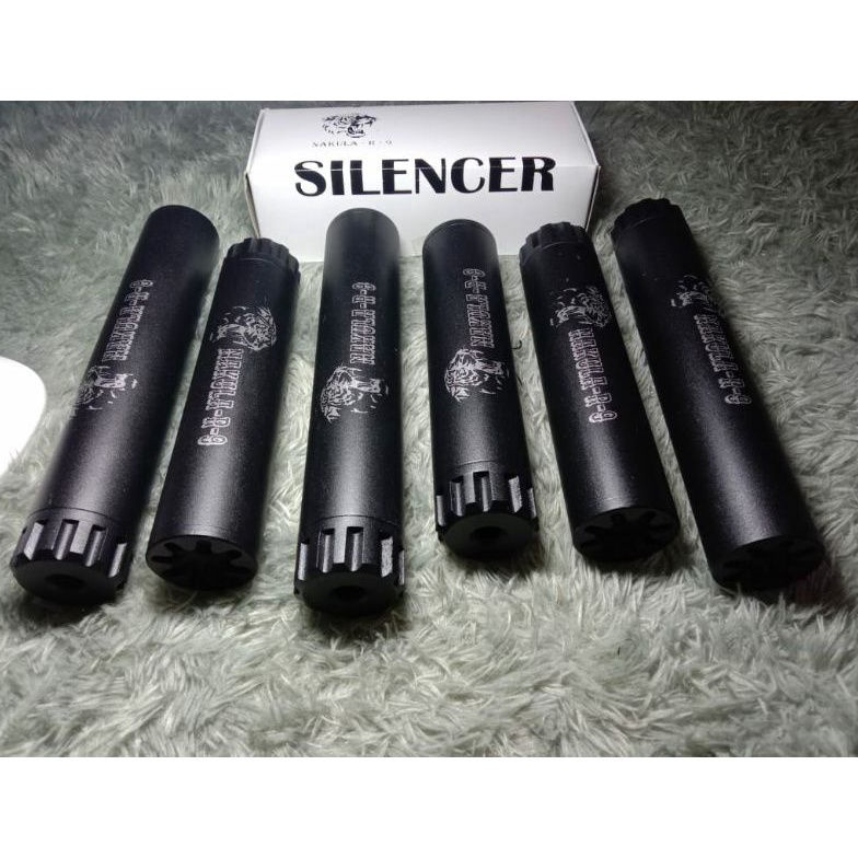 KODE P44O Peredam Senapan CNC R9 OD 38 Sangat Senyap dan akurasi Cocok Uklik dan PCP