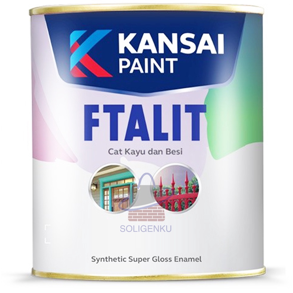 

KODE V4U4 Cat Minyak Ftalit Kansai 1kg Ftalit Cat Kayu Besi