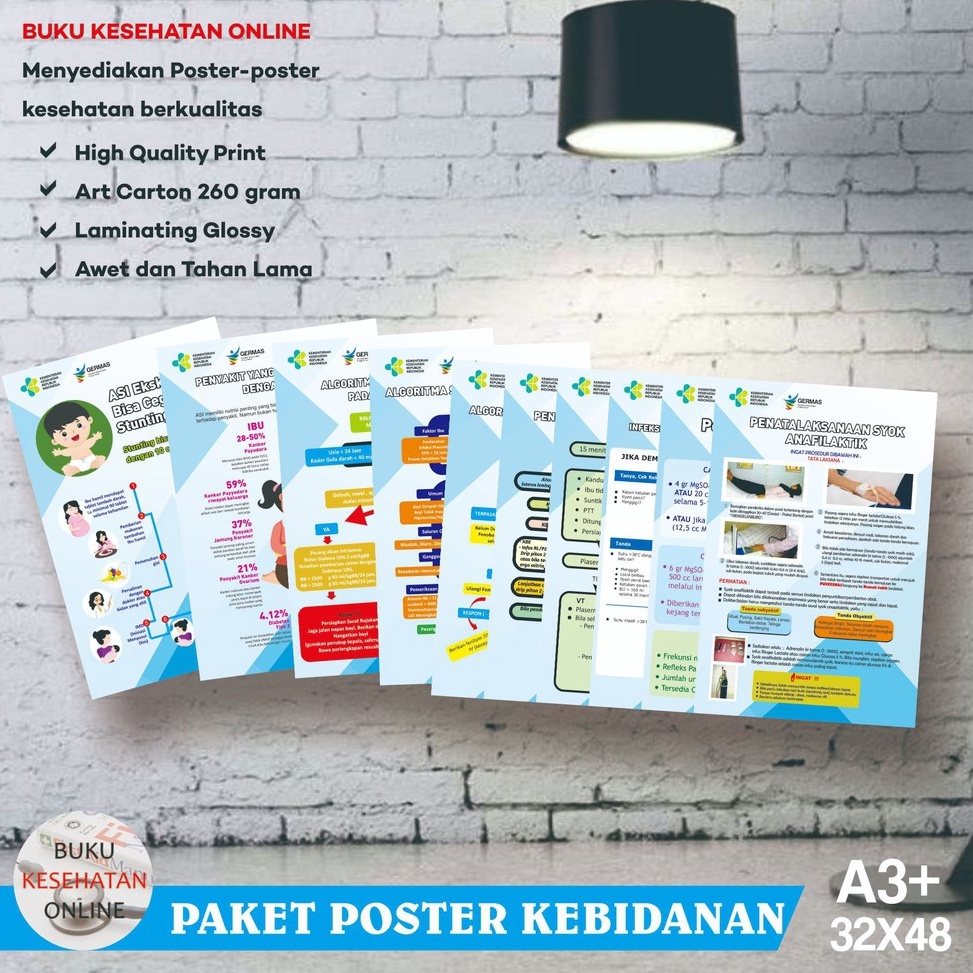 

ART M96K PAKET POSTER KEBIDANAN LAMINATING GLOSSY