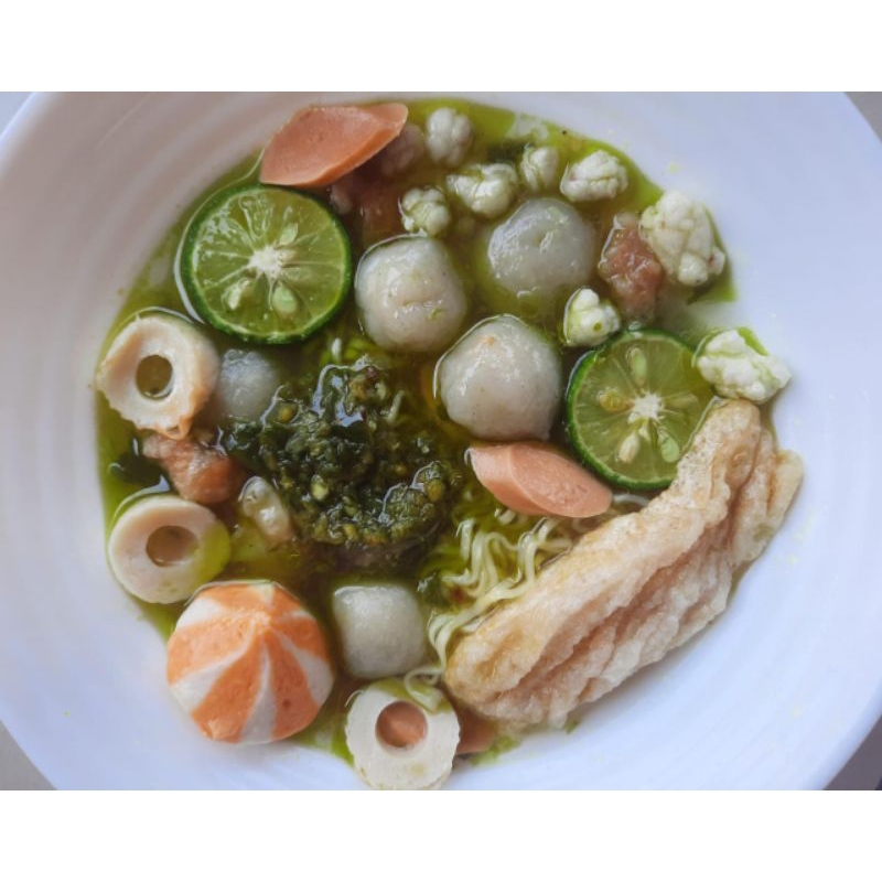 

Baso Aci Mang Bas sambal ijo