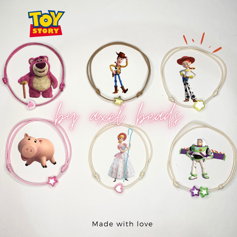 Gelang tali edisi toy story | gelang toy story | gelang tali | gelang lotso