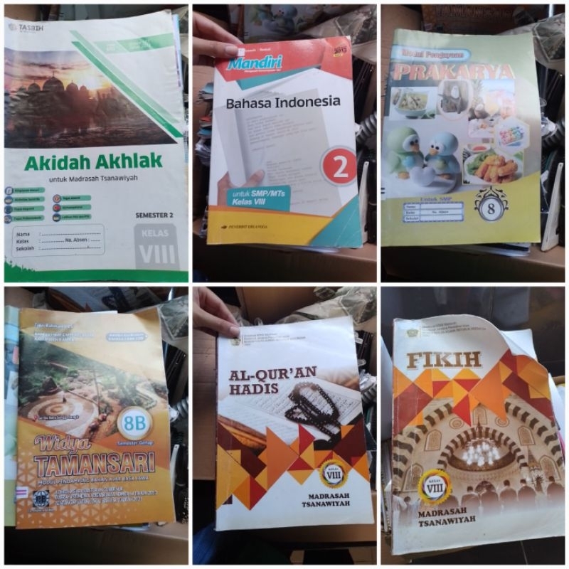 

BUKU PAKET dan LKS kelas 7,8,12