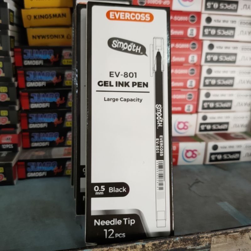

Gel Pen Ev-801 Smooth / Gelpen Murah / Evercross