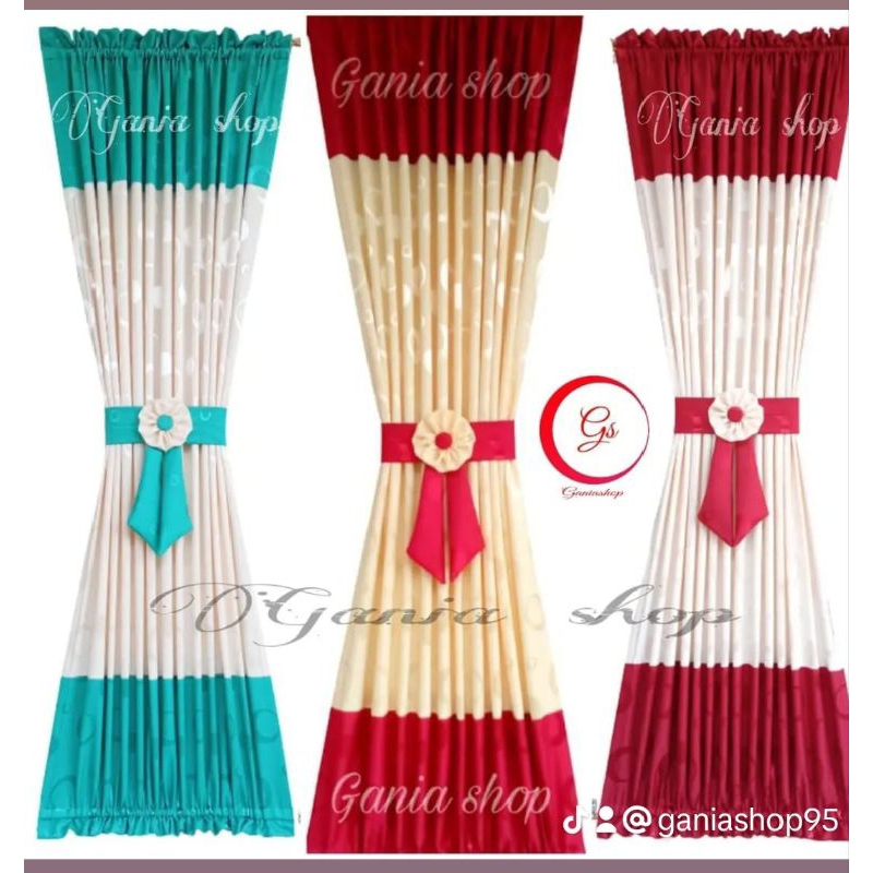 Gorden jendela kupu kupu gorden  minimalis Gorden tirai gorden kupu kupu