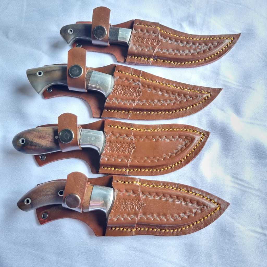 pisau dapur serbaguna skiner baja per super tajam sarung aren