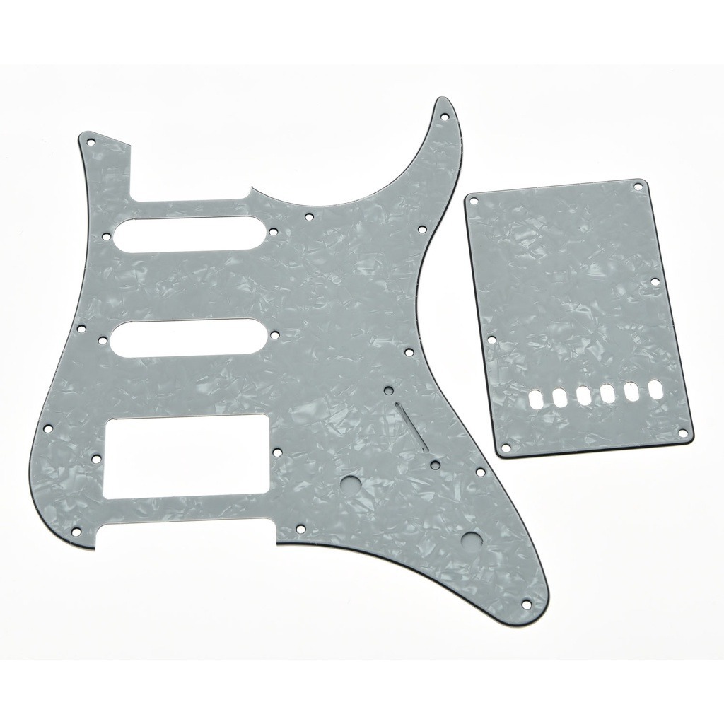 HS-(Stock)White Pearl Guitar Pickguard w/ Back Plate and Screws fits Yamaha PACIFICA