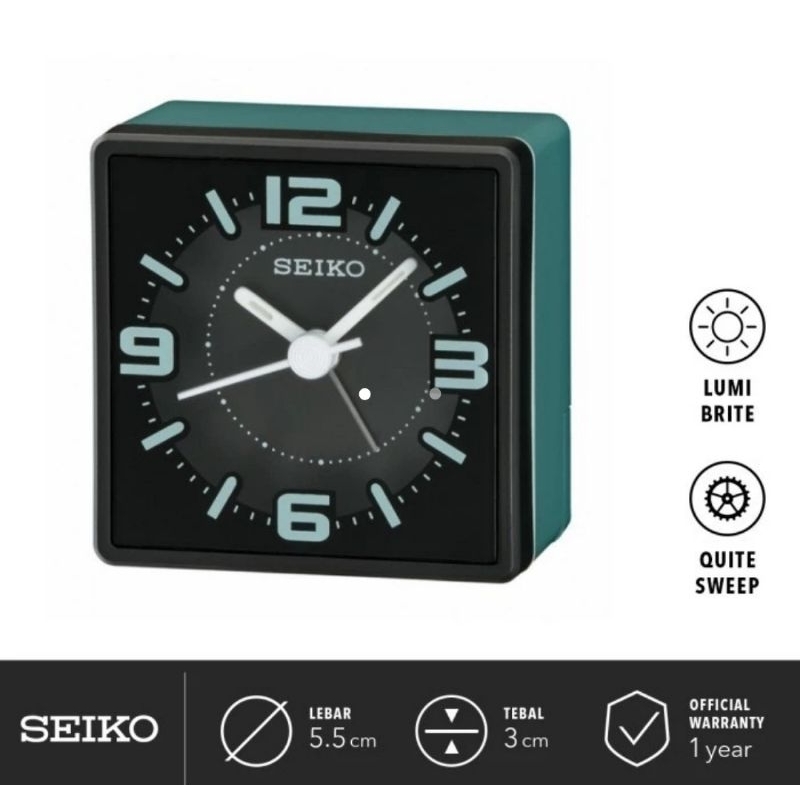 Seiko QHE091#QHE091#QHE091Z#Seiko QHE091Z#Jam weker Seiko QHE091Z#Alarm Clock Seiko QHE091Z