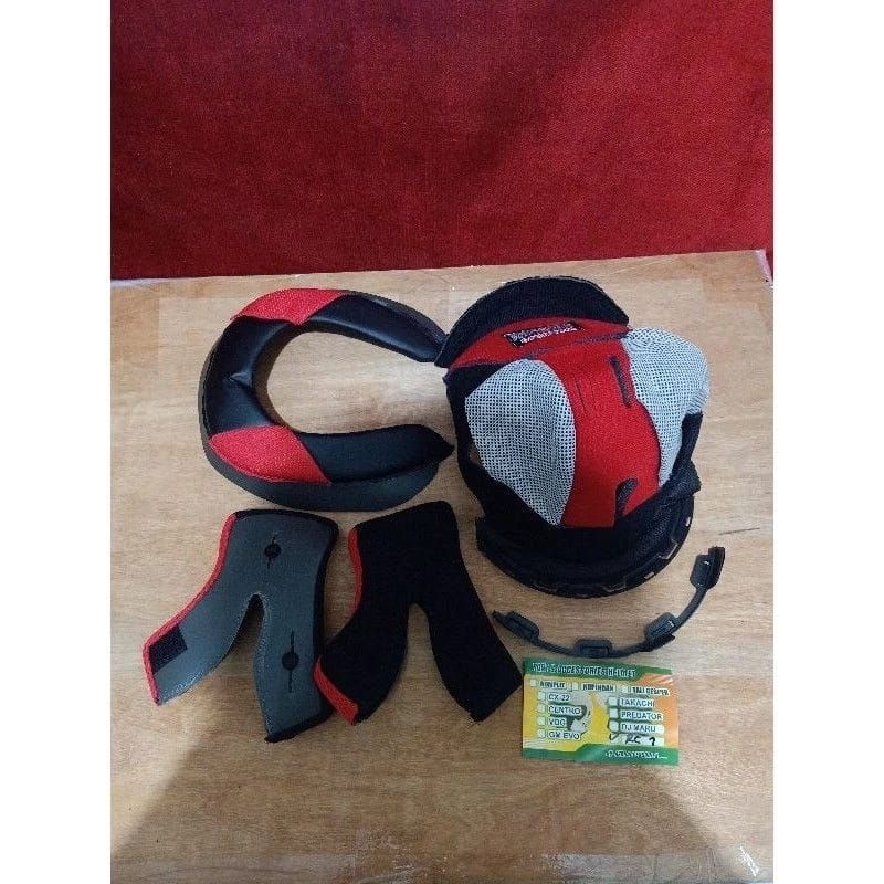 Busa helm KYT RC7 Kancing Plastik Fullset Busa helm KYT RC7 - Busa Helm KYT R10