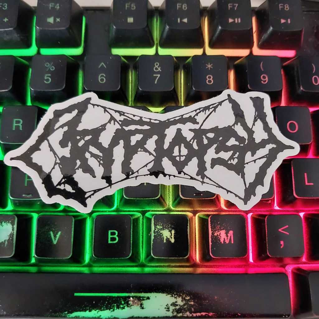 

CRYPTOPSY LOGO - STICKER CUTTING / METAL / BAND INDIE / POP PUNK STIKER SATUAN / HELM / LAPTOP / HP