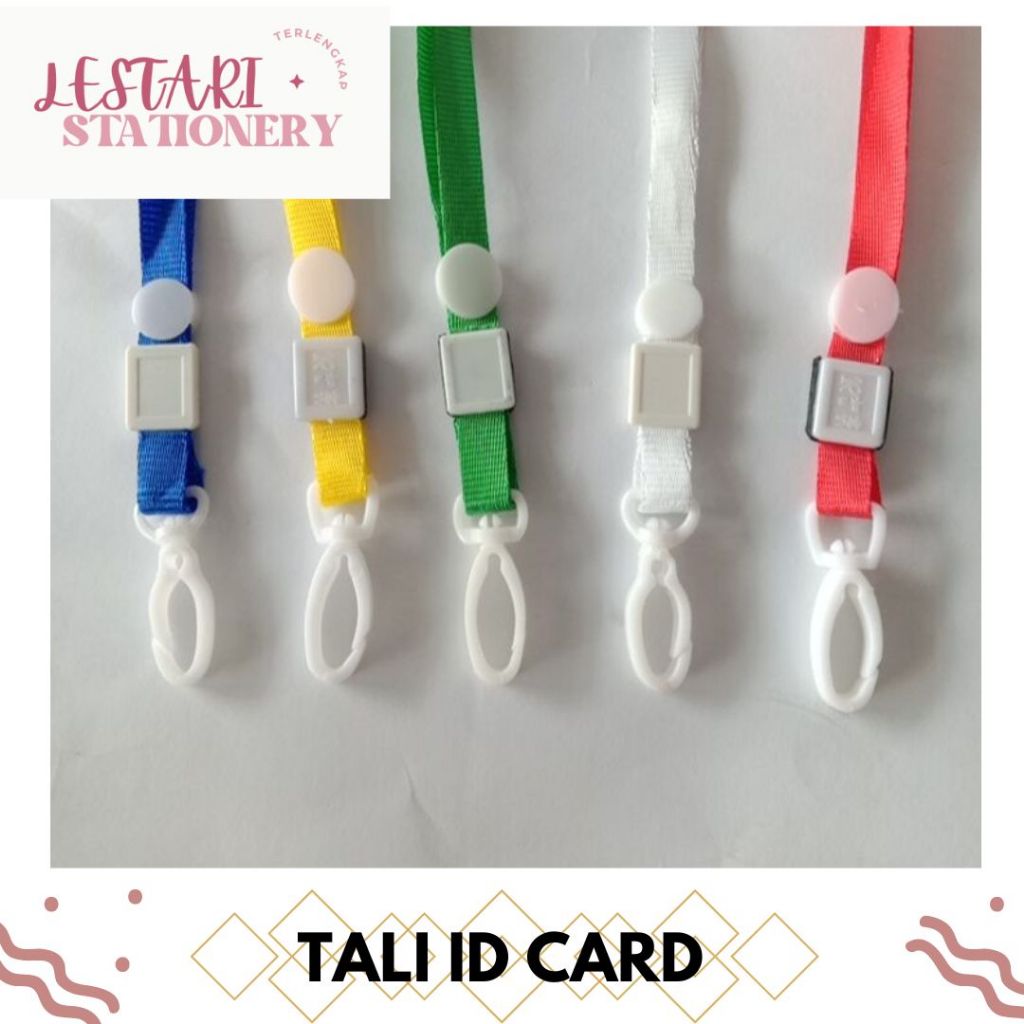 

Tali id card/tali lanyard/kalung gantungan id card Lestari Stationery