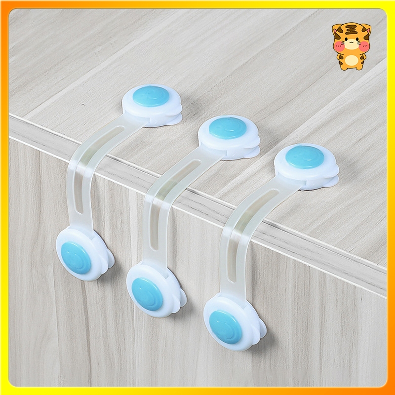 Pengaman Lemari Laci Pintu Perabotan Pengait Laci Safety Lock Smile C37